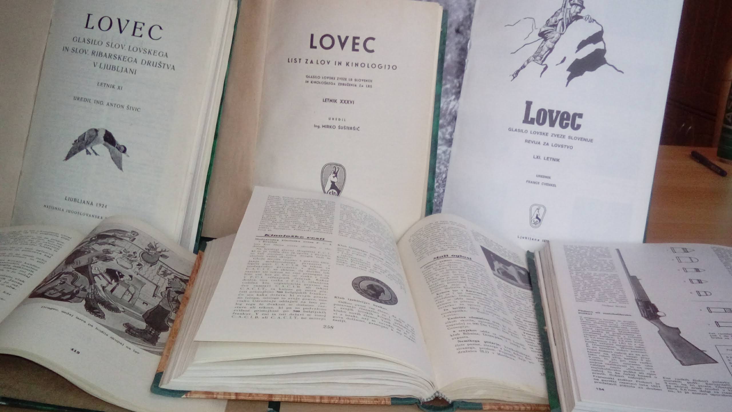 Vezani letniki glasila Lovec