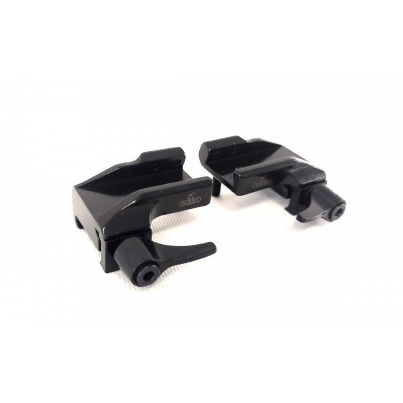 Rusan Two-piece quick-release Weaver mount, LM rai