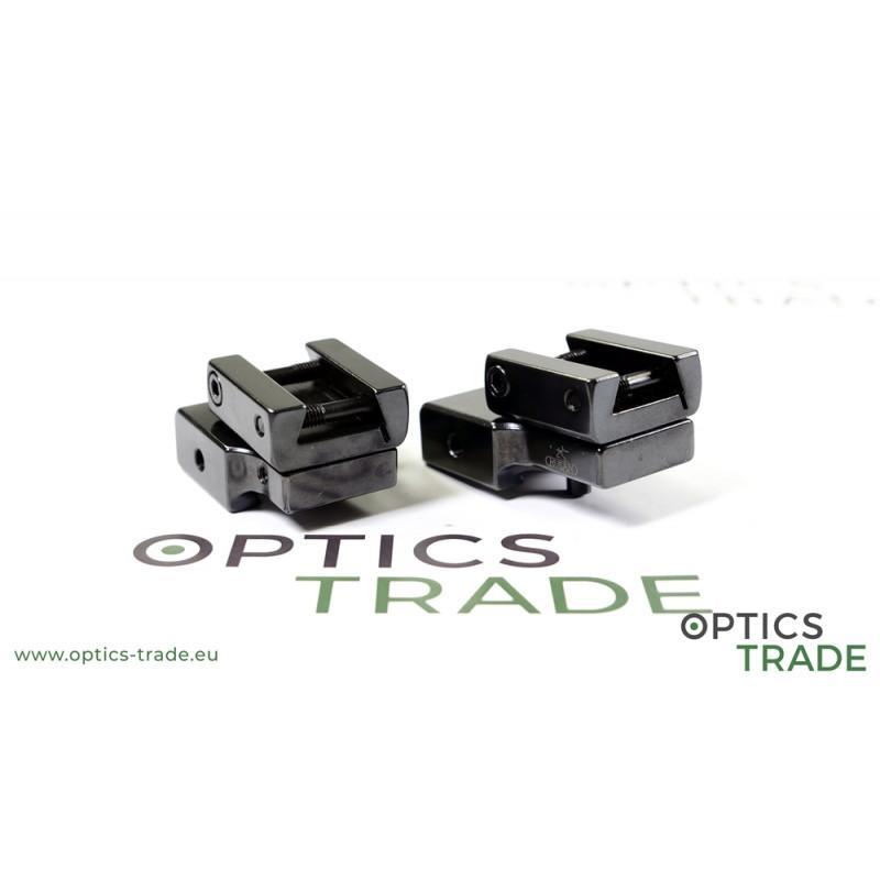 Rusan Roll-off rings with extension, 16.5 mm rail,