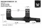 Vortex Precision Extended Cantilever 35mm Mount