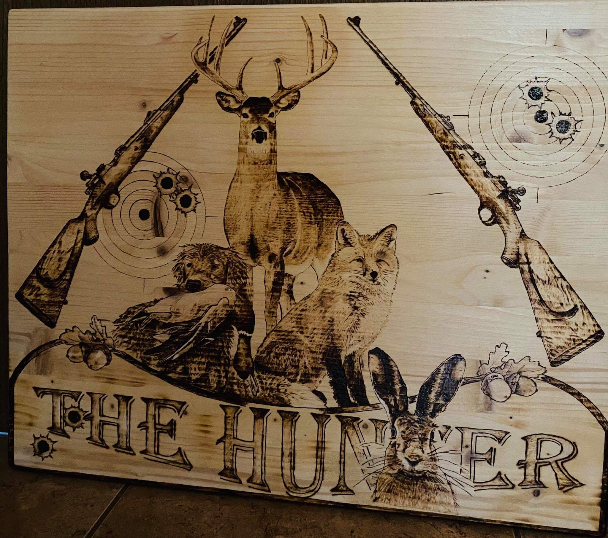 Pirografija The Hunter