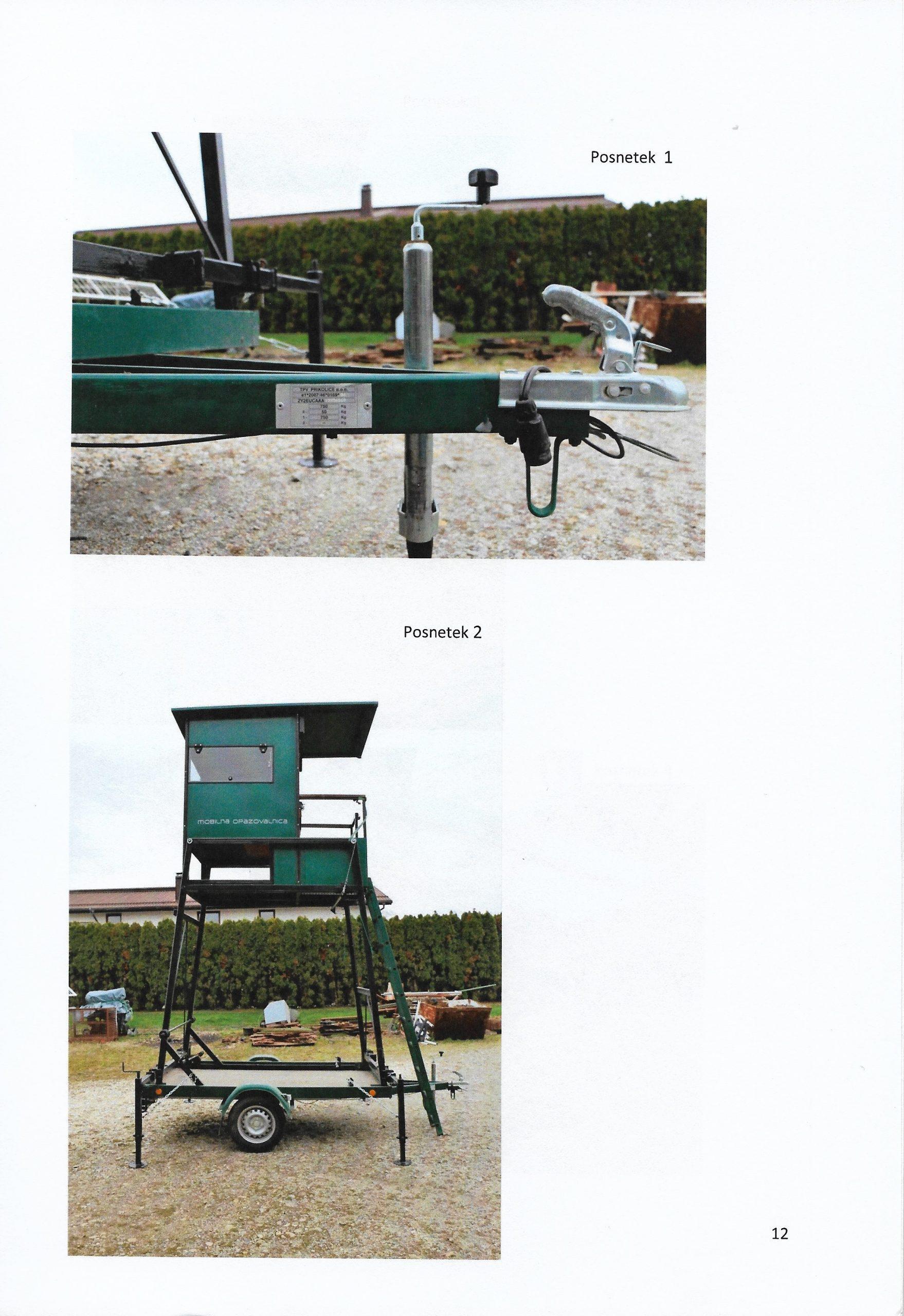 Mobilna opazovalnica-lovska preža