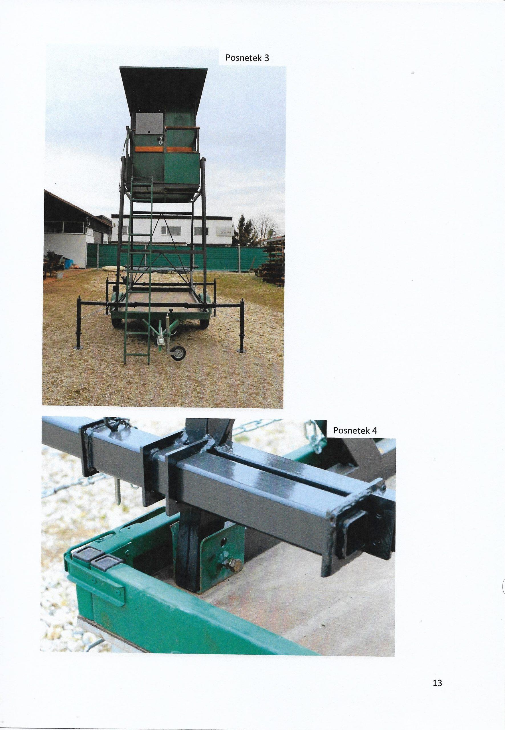 Mobilna opazovalnica-lovska preža