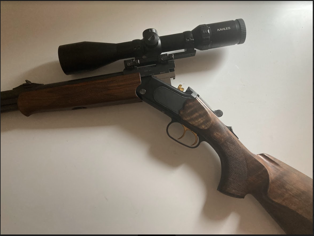 Kombinirka Merkel BBF B4 črna 7x65R 12/76 + Kahles Helia 2-10x50i