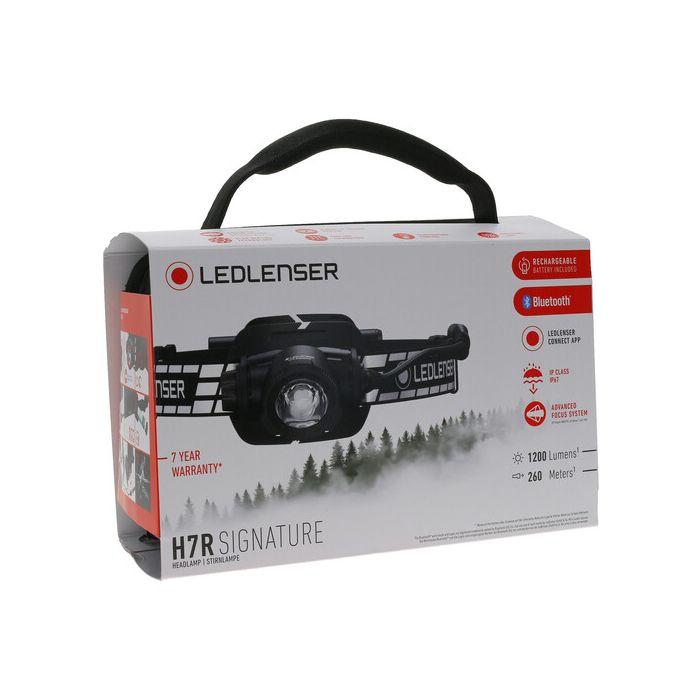 Ledlenser H7R Signature, Polnilna naglavna svetilka, Črna