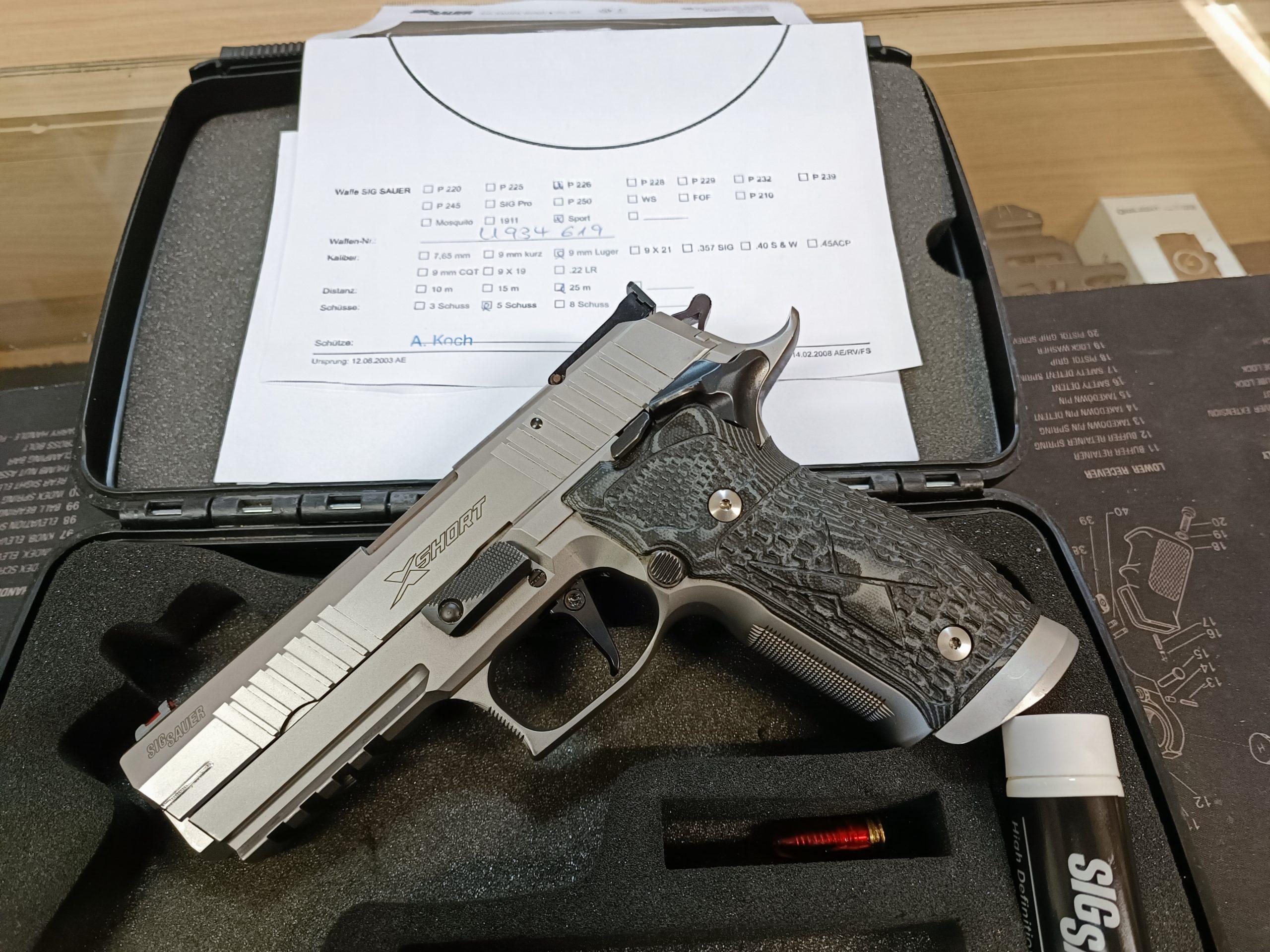 Sig Sauer P226 X-Short Supermatch 9×19