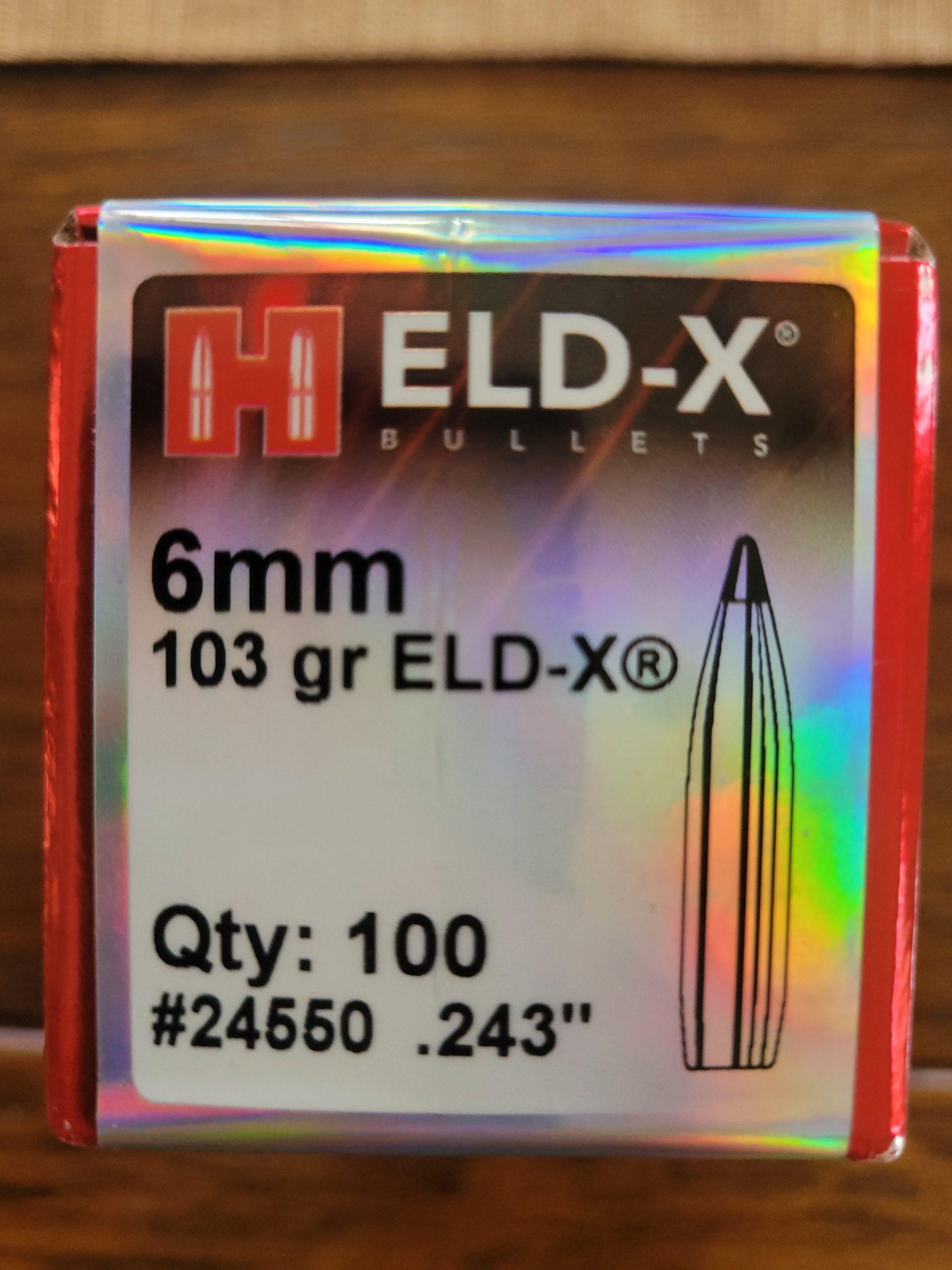 ELD-X .243 103gr