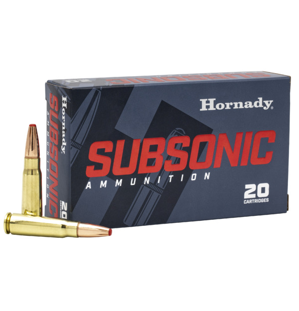 Naboji HORNADY 7,62×39 Sub-X 255gr Subsonic
