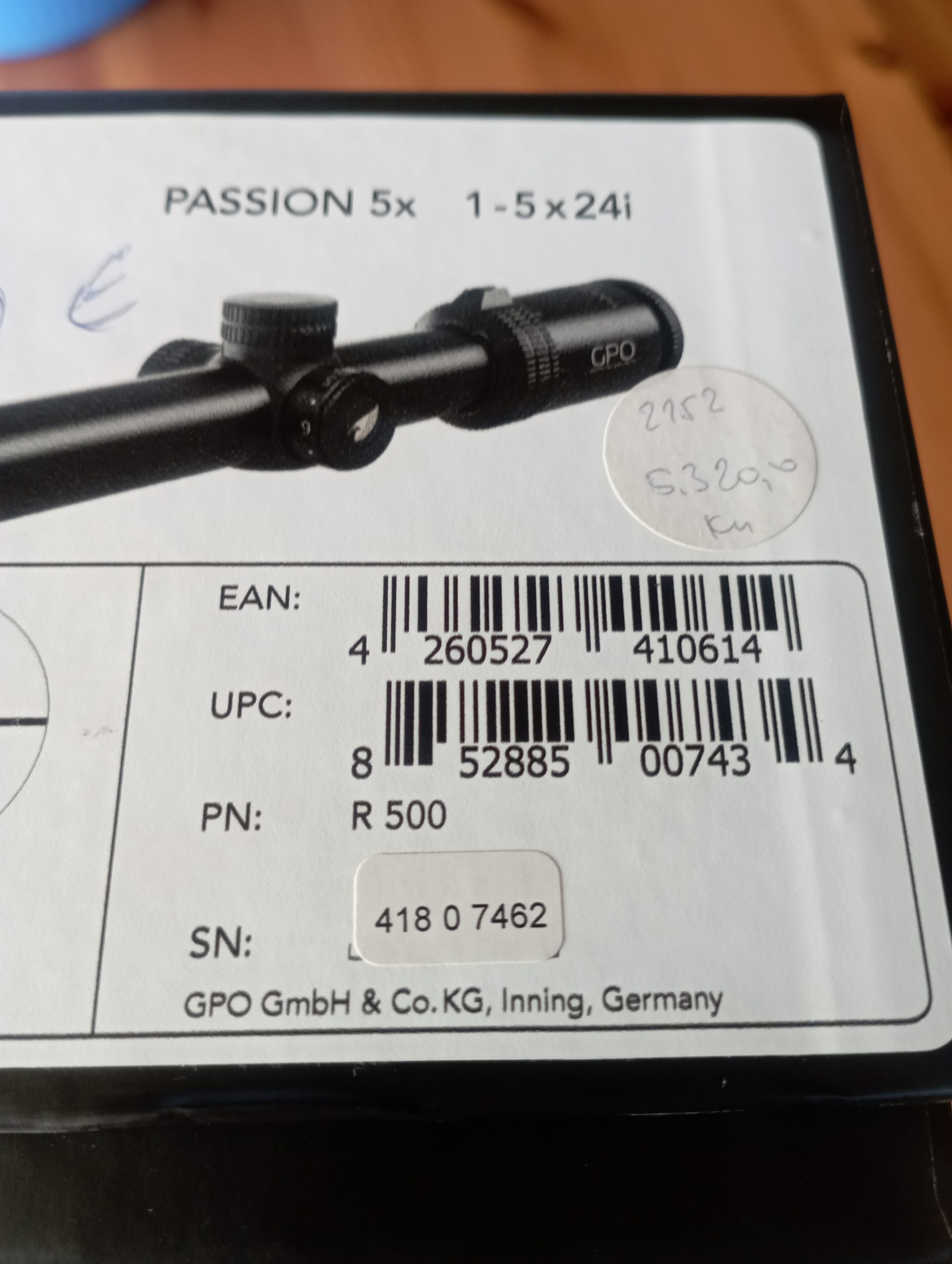 Gpo Passion 1-5x24i, odlično ohranjen, garancija.