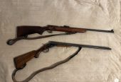 2 puski – z gladko cevjo 16/16 in z risano cevjo 5.6 mm