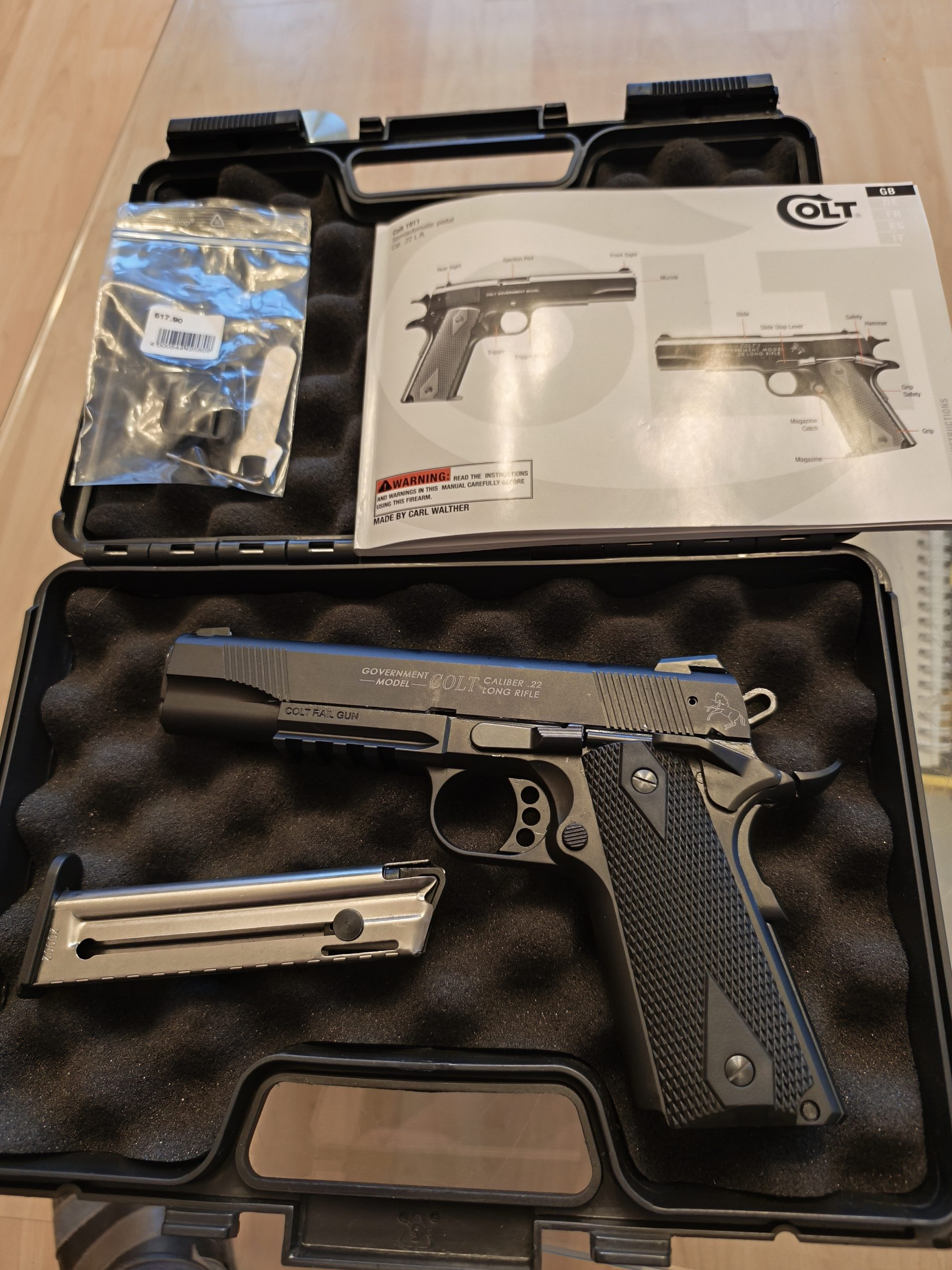 COLT 19 11 RAIL GUN BLACK .22LR 12R.