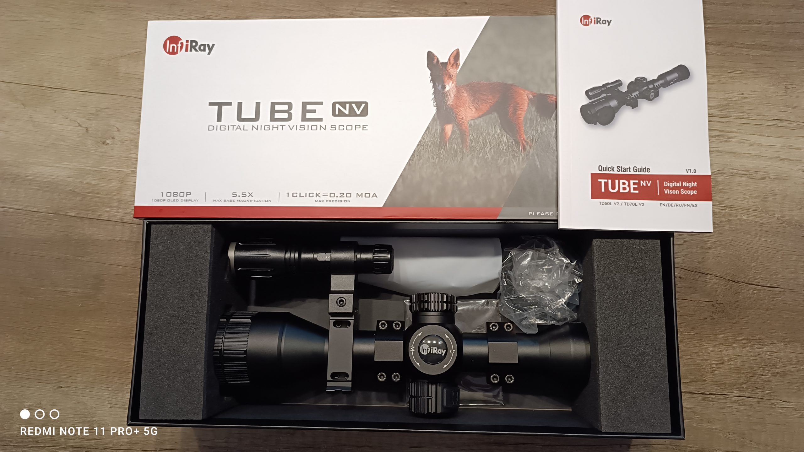Digitalni nočni strelni daljnogled Tube NV v2 Series – TD70L V2
