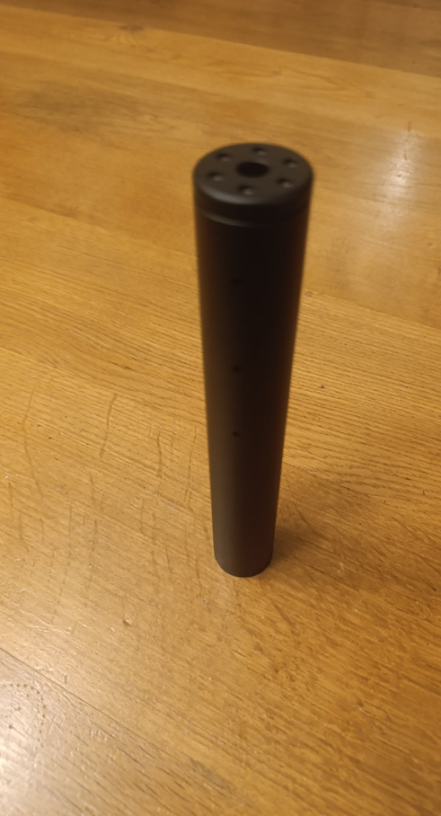 Dušilec zvoka za zračno puško 1/2×20 UNF 6.35mm