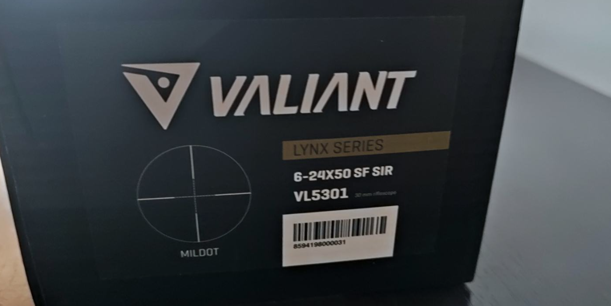 Strelni daljnogled Valiant 6-24×50 ao mil-dot