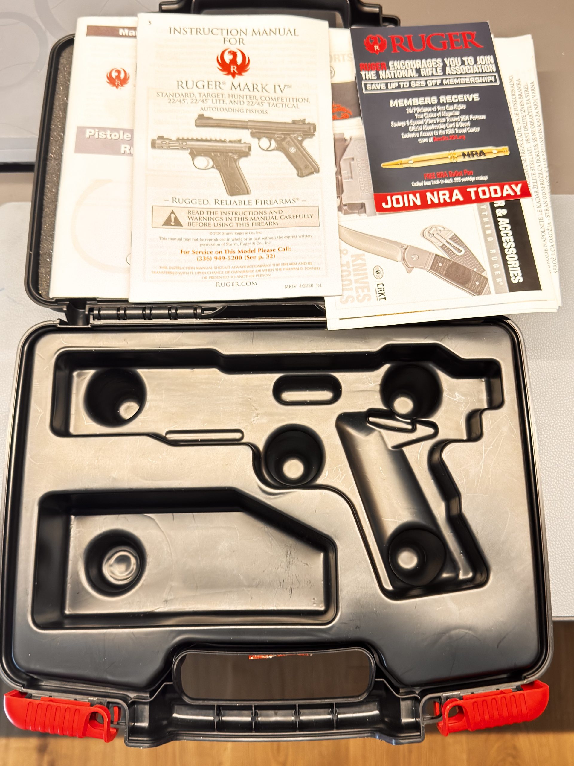 Prodam pištolo Ruger Mark IV kaliber 22 Lr.