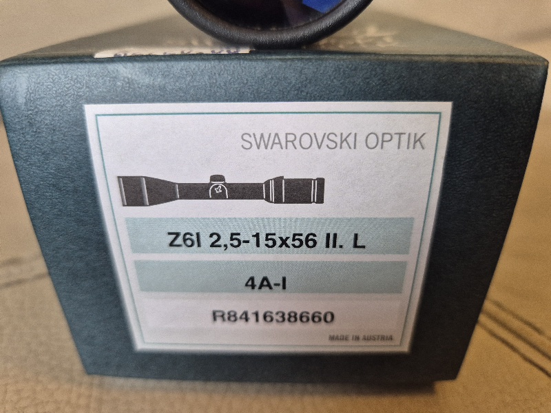 Swarovski Z6i 2,5-15×56 P